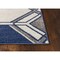 Homeroots 3 ft. 3 in. x 4 ft. 11 in. UV-Treated Polypropylene Ivory & Denim Area Rug 353466 - alternate 3